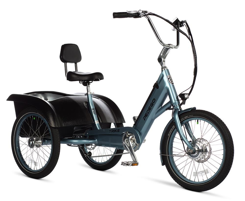 Electric store pedal trike